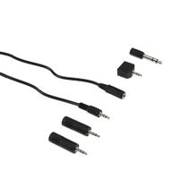 Kit Adaptadores de Áudio + Cabo P2 Stéreo Macho x P2 Fêmea