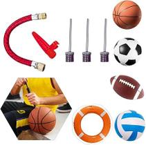 Kit Adaptadores de Bicos para Bomba de Ar Versátil e Prático Kit Adaptadores de Bicos para Bomba de Ar Versátil e Prático