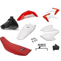 Kit adaptável crf 230 xr200 tornado bros xtz sem ferragens