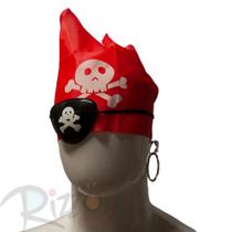 Kit Adereço de Carnaval Pirata - Mod:6422 - 01 unid. - Rizzo - Rizzo Embalagens