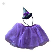 Kit Adereço Halloween Saia E Tiara Bruxinha +3a Cromus Kit Adereço Halloween Saia E Tiara Bruxinha +3a Cromus