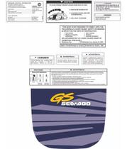 Kit Adesivo Advertência Jet Ski Seadoo Gs 98