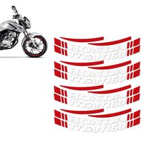 Kit Adesivo Aplique Da Roda Moto Honda Cg Titan 160 - SPORTINOX