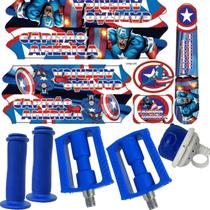 Kit Adesivo Aro 16 Pedal Punho Buzina Para Bicicleta Infantil