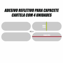 Kit Adesivo Capacete Refletivo Moto RC4