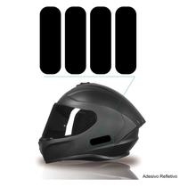 Kit Adesivo Capacete Refletivo Moto varias CORES