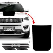 Kit Adesivo Capô Jeep Compass 2017/2019 E Soleira Protetora