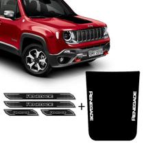 Kit Adesivo Capô Jeep Renegade 2016/2019 + Soleira Protetora Kit Adesivo Capô Jeep Renegade 2016/2019 + Soleira Protetora