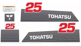 Kit Adesivo Capô Motor De Popa Tohatsu 25 Hp Kit Adesivo Capô Motor De Popa Tohatsu 25 Hp