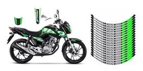Kit Adesivo Carenagem Cg Fan 160 2022 Verde Tanque Friso Kit Adesivo Carenagem Cg Fan 160 2022 Verde Tanque Friso