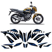 Kit Adesivo Carenagem Moto Honda Cg Titan 160 Ano 2022/...