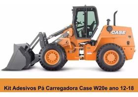 Kit Adesivo Case W20e Pá Carregadeira 2012 A 2018