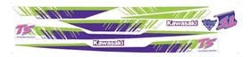 Kit Adesivo Compatível Jet Ski Kawasaki TS 93 Roxo Kit Adesivo Compatível Jet Ski Kawasaki TS 93 Roxo