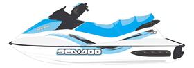 Kit Adesivo Compatível Jet Ski Sea-Doo GTI Azul
