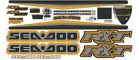 Kit Adesivo Compatível Jet Ski Sea-Doo RXT 2007 Amarelo Kit Adesivo Compatível Jet Ski Sea-Doo RXT 2007 Amarelo