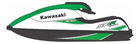 Kit Adesivo Compatível Kawasaki SXR 800 2007 Verde Kit Adesivo Compatível Kawasaki SXR 800 2007 Verde