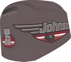 Kit Adesivo Compatível Motor de Popa Johnson 35HP 99