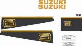 Kit Adesivo Compatível Motor de Popa Suzuki 8HP 93-95