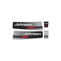 Kit Adesivo Compatível Motor Johnson 25 HP Kit Adesivo Compatível Motor Johnson 25 HP