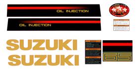 Kit Adesivo Compatível Motor Suzuki 65 HP