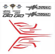 Kit Adesivo Compatível Mv Agusta F4 2014 Preta Completo 013 Kit Adesivo Compatível Mv Agusta F4 2014 Preta Completo 013