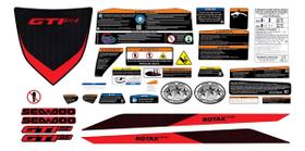 Kit Adesivo Compatível Sea-Doo GTI 130 SE 22/23 Sem Logo