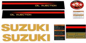 Kit Adesivo Compatível Suzuki 65HP Motor de Popa