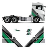 Kit Adesivo Compatível VW Meteor Verde 7 Peças