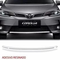 Kit Adesivo Corolla 2018 Friso Parachoque Dianteiro