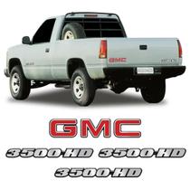 Kit Adesivo Emblema Lateral Traseiro Gmc 3500hd Resinado Kit Adesivo Emblema Lateral Traseiro Gmc 3500hd Resinado
