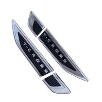 Kit Adesivo Emblema Paralama T Cross Cromado Acessorio Kit Adesivo Emblema Paralama T Cross Cromado Acessorio