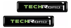 Kit Adesivo Emblemas Lateral Coluna Duster Techroad Resinado