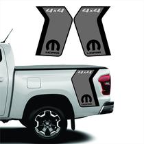 Kit Adesivo Faixa Caçamba Fiat Titano 4x4 Mopar Kit Adesivo Faixa Caçamba Fiat Titano 4x4 Mopar