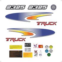 Kit Adesivo Faixa Caminhão 2325 MB Truck + Emblemas Generico