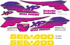 Kit Adesivo Faixa Jet Ski Seadoo Personalizado Xp 96