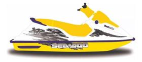 Kit Adesivo Faixa Jet Ski Seadoo Personalizado Xp Mono