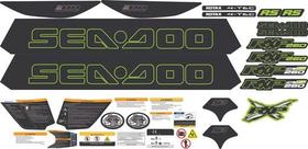 Kit Adesivo Faixa Jet Ski Seadoo Rxp 260 Personalizado