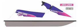 Kit Adesivo Faixa Jet Ski Seadoo Sp 92