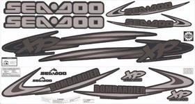 Kit Adesivo Faixa Jet Ski Seadoo Xp 00 Cinza