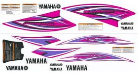 Kit Adesivo Faixa Jet Ski Yamaha Vx 700 Rosa E Lilás