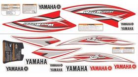 Kit Adesivo Faixa Jet Ski Yamaha Vx 700 Vermelho Wave Branco Kit Adesivo Faixa Jet Ski Yamaha Vx 700 Vermelho Wave Branco