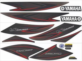 Kit Adesivo Faixa Jet Ski Yamaha Vx Cruiser 2011 Vermelho