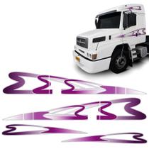 Kit Adesivo Faixa Lateral Caminhão Mercedes Benz Mb 1938 L