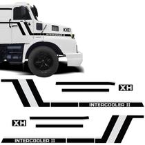 Kit Adesivo Faixa Lateral Caminhão Volvo XH Intercooler