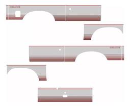Kit Adesivo Faixa Lateral Chevrolet Bonanza 1992 1993 D20