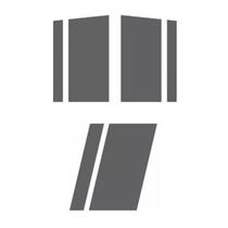 Kit Adesivo Faixa Lateral e Traseira Bravo Sporting Grafite