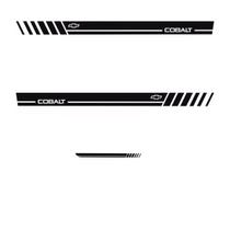 Kit Adesivo Faixa Lateral e Traseira Cobalt - Preto Kit Adesivo Faixa Lateral e Traseira Cobalt - Preto