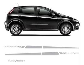 Kit Adesivo Faixa Lateral Fiat Punto Blackmotion Cinza Kit Adesivo Faixa Lateral Fiat Punto Blackmotion Cinza