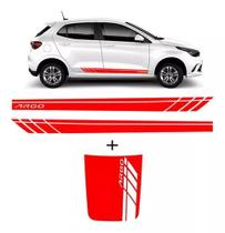 Kit Adesivo Faixa Lateral Fiat Punto Blackmotion Grafite Kit Adesivo Faixa Lateral Fiat Punto Blackmotion Grafite