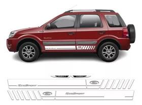 Kit Adesivo Faixa Lateral Ford Ecosport Freestyle Branco